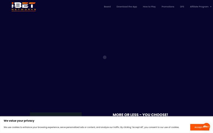 Screenshot of ibetnetworks.com
