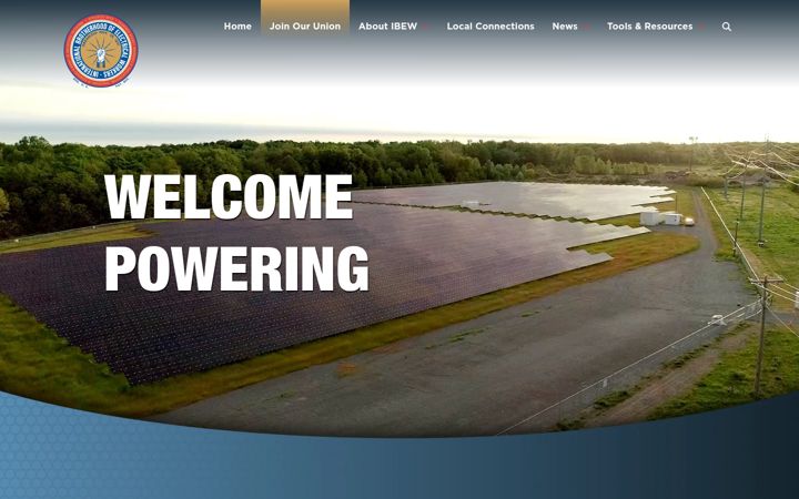 Screenshot of ibew.org