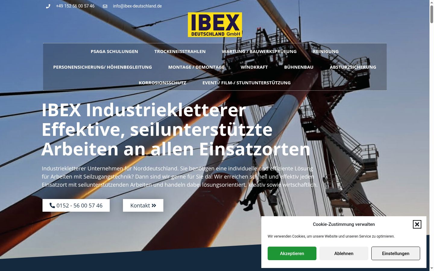 Screenshot van de toestemmingsbanner zoals getoond vóór enige interactie