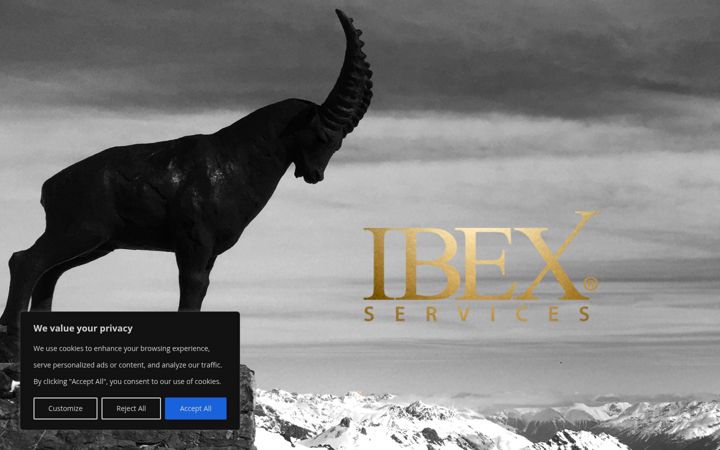 Screenshot of ibex.services