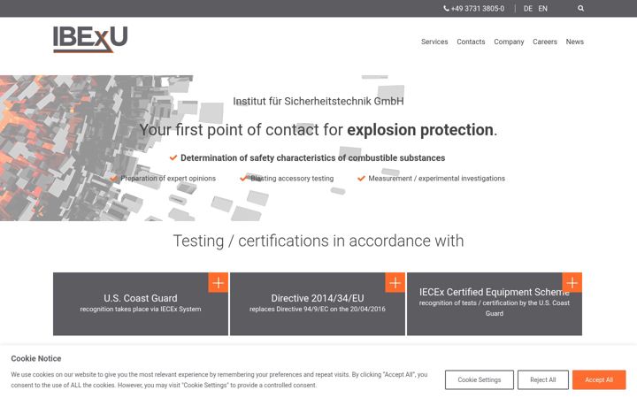 Screenshot of ibexu.com