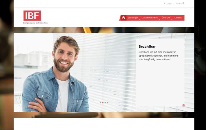 Screenshot of ibf.ch