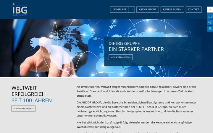 Snimka zaslona za ibg-cologne.com