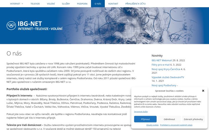 Screenshot of ibg-net.cz