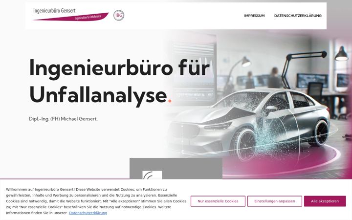 Screenshot of ibgensert.de