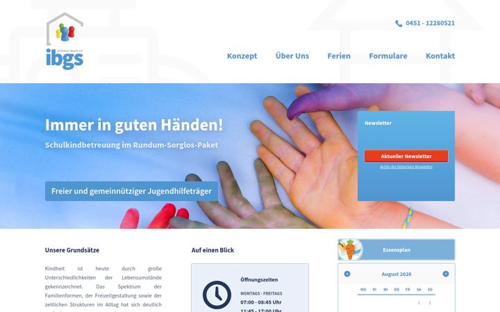 Screenshot of ibgs-luebeck.de