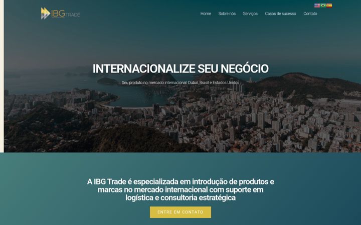 Screenshot of ibgtrade.com.br