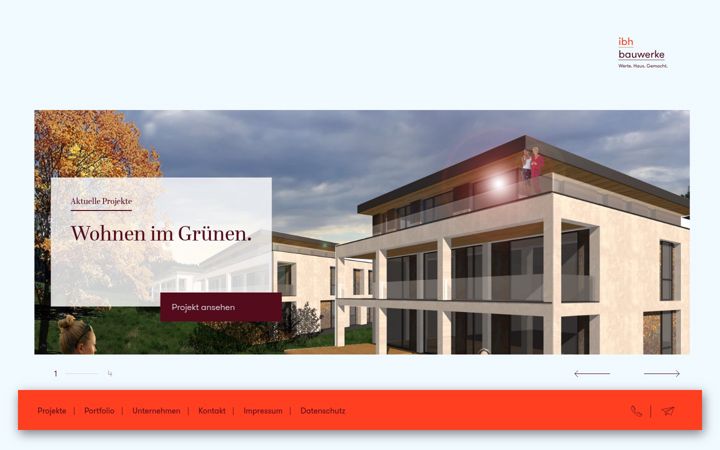 Screenshot di ibh-bauwerke.de
