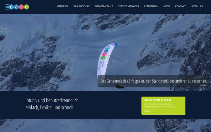 Screenshot of ibi-care.com