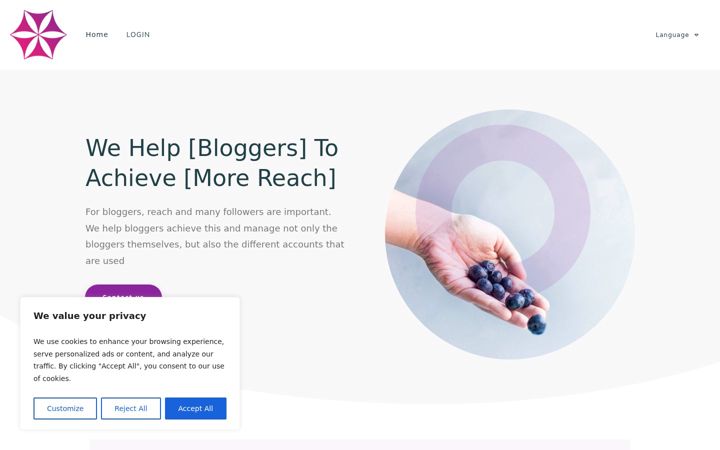Screenshot of ibia-media.com