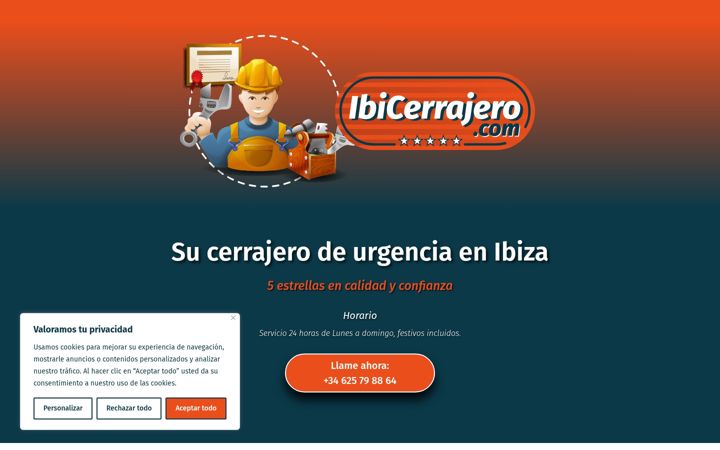 Capture d'écran de ibicerrajero.com