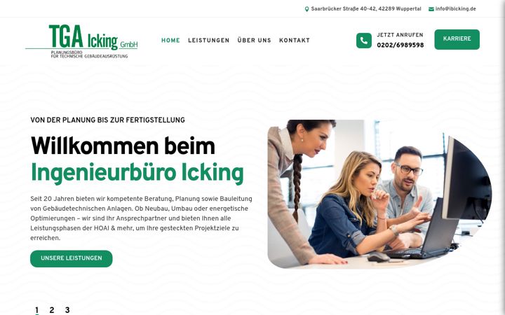 Screenshot of ibicking.de