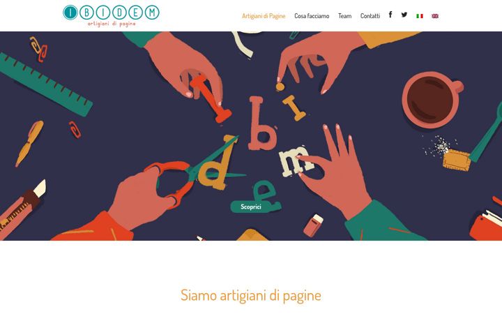 Screenshot of ibidemstudio.it