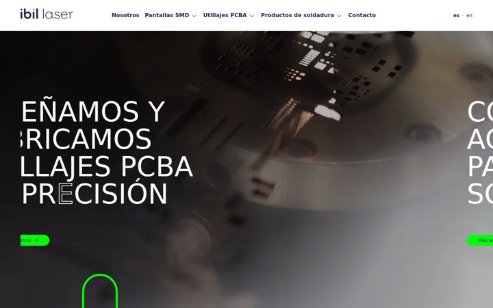 Capture d'écran de ibil-laser.com