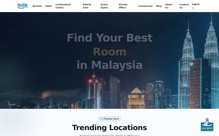 Screenshot of ibilik.com