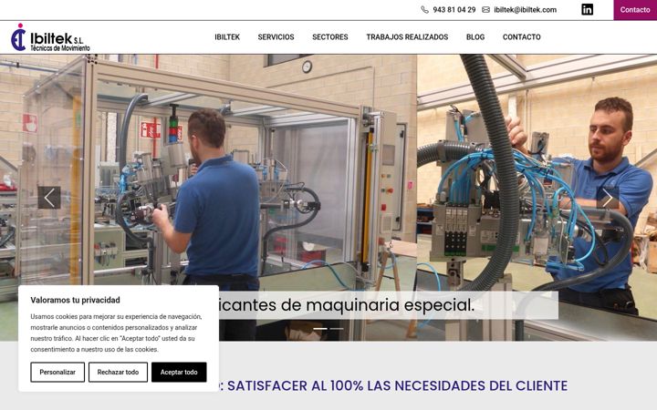 Screenshot of ibiltek.com