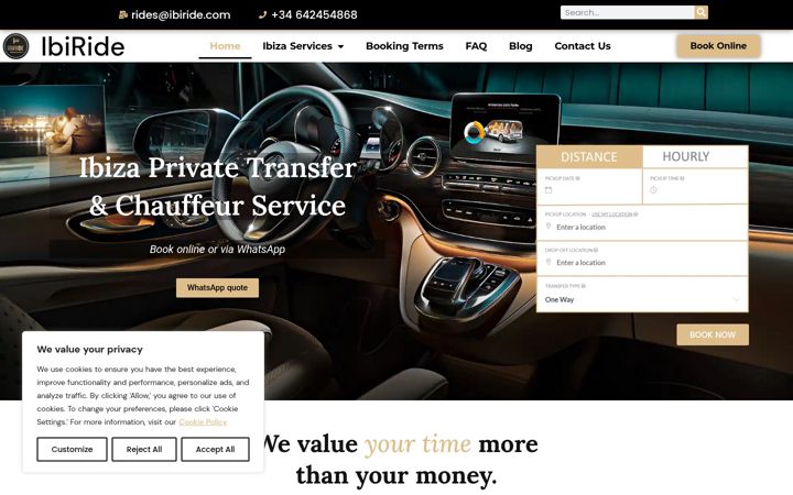Screenshot of ibiride.com