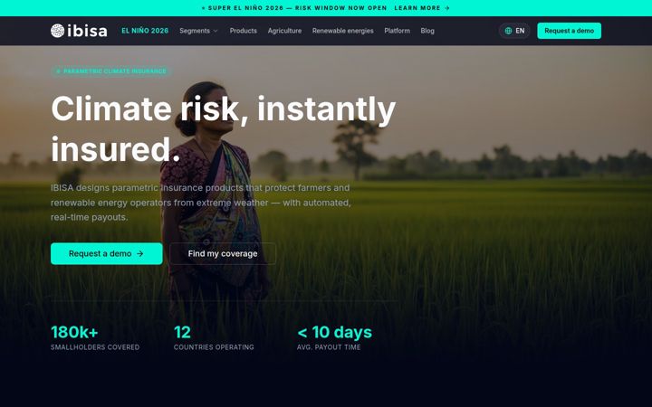 Screenshot of ibisa.network