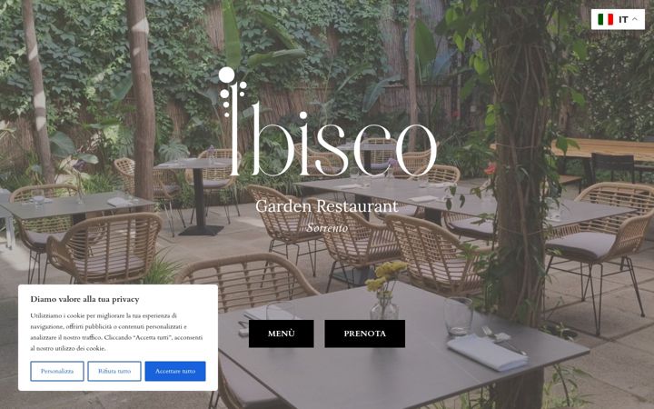 Screenshot of ibiscogardenrestaurant.com
