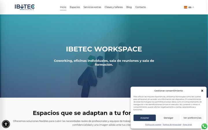 Screenshot of ibitecworkspace.com