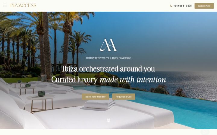 Screenshot of ibiza-access.com