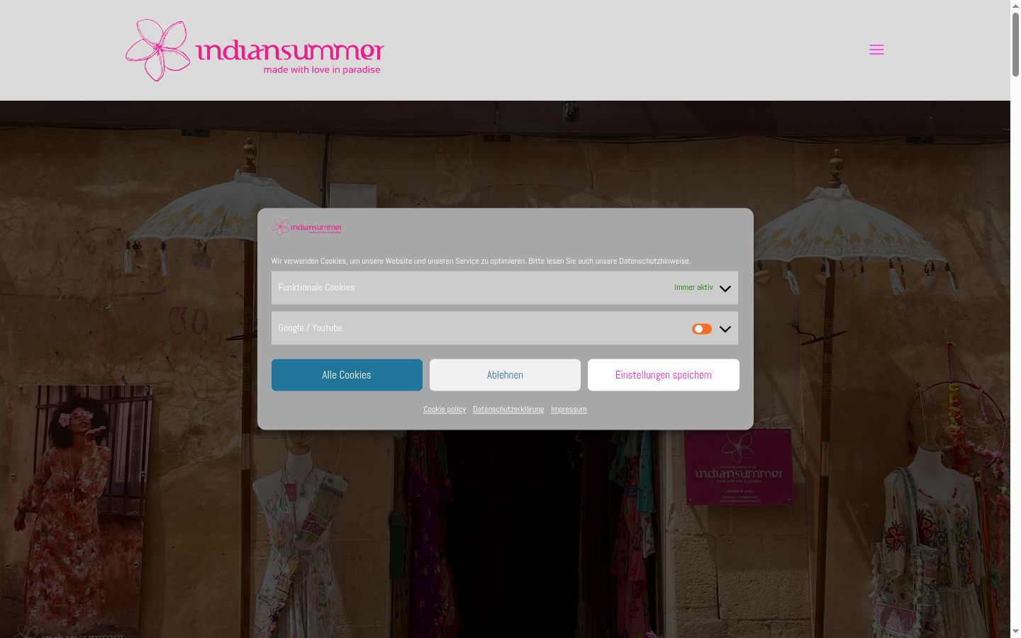 Screenshot tal-banner tal-kunsens muri qabel kwalunkwe interazzjoni