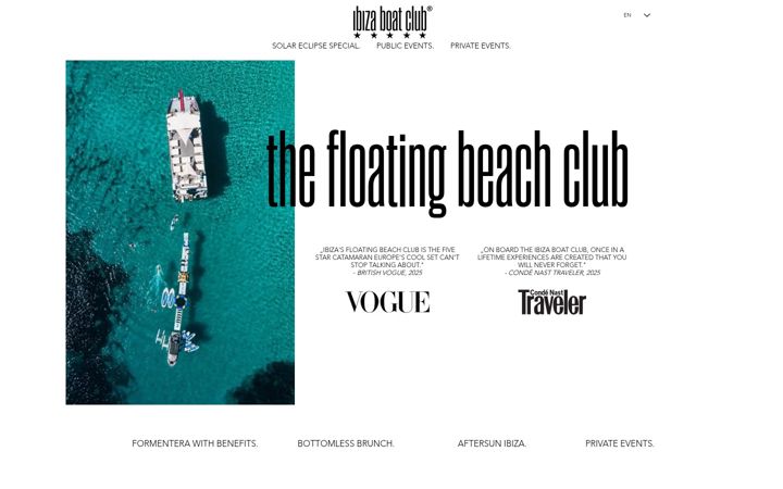 Skjermbilde av ibizaboatclub.com