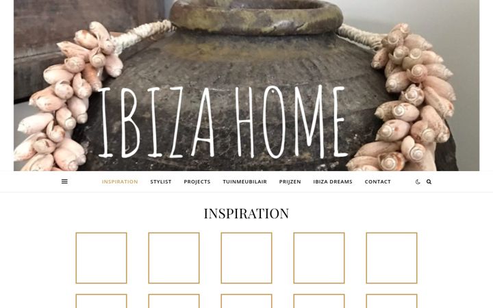 Screenshot stránky ibizahomestyling.com