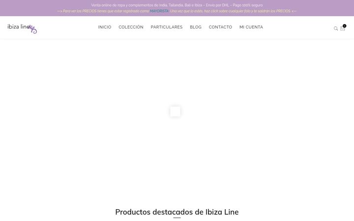 Snímek obrazovky ibizaline.com