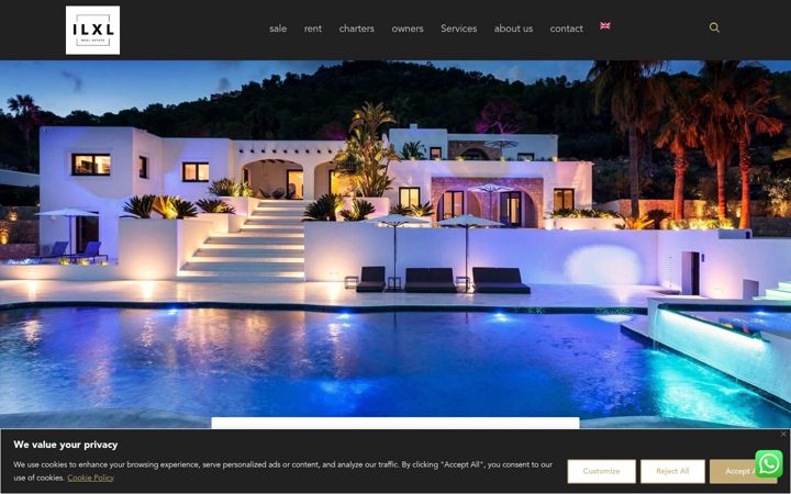 Screenshot of ibizaluxuryxl.com