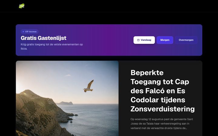 Screenshot of ibizavandaag.nl