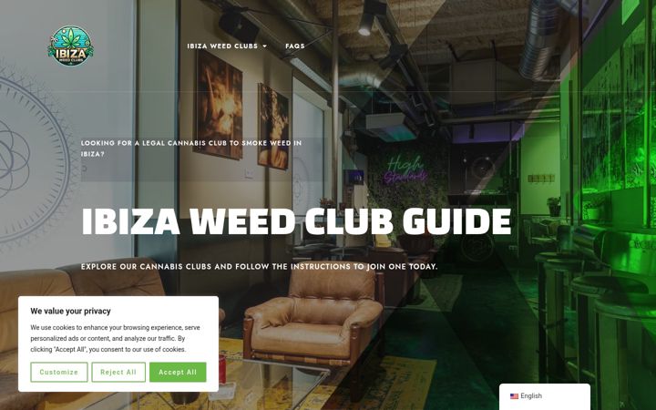 Képernyőkép: ibizaweedclubs.com
