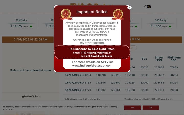 Screenshot of ibjarates.com