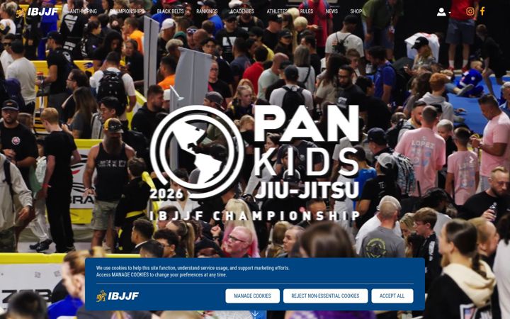 Captură de ecran a ibjjf.com