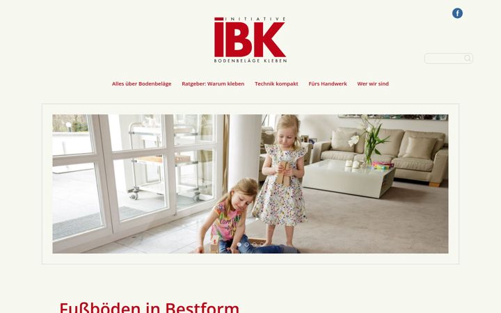 Screenshot of ibk-fussboden.de