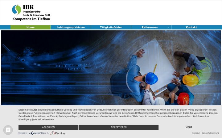 Screenshot of ibk-luebeck.com