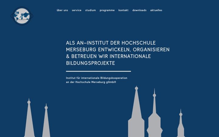 Screenshot of ibk-merseburg.de