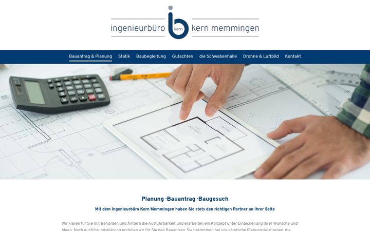 Screenshot of ibkern-mm.de