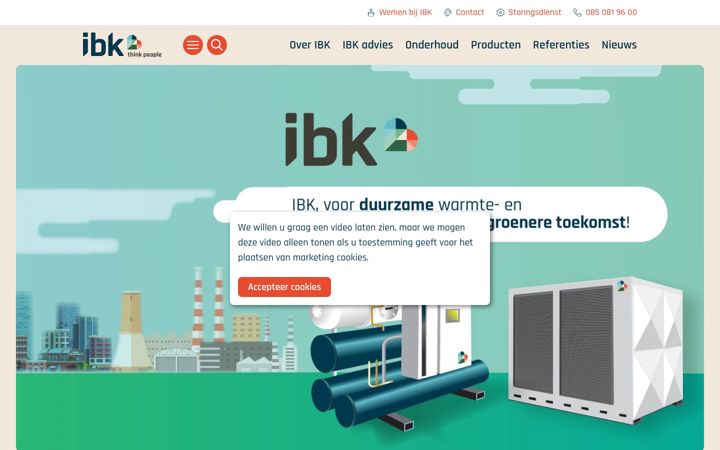 Screenshot of ibknl.com