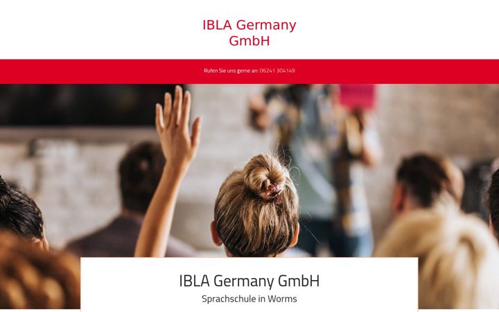 Screenshot του ibla-academy.de