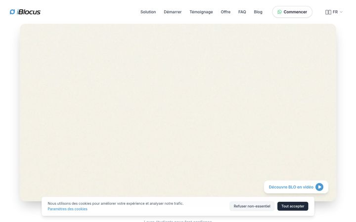 Screenshot of iblocus.be