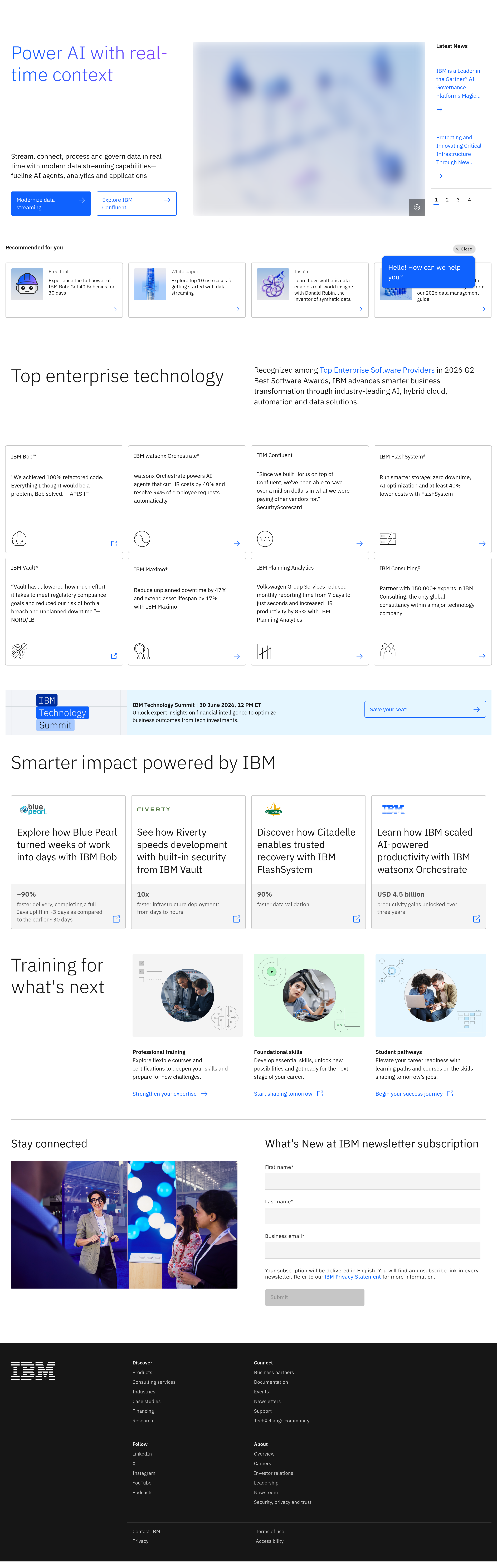 Screenshot of ibm.com