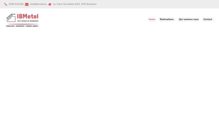 Screenshot of ibmetal.be
