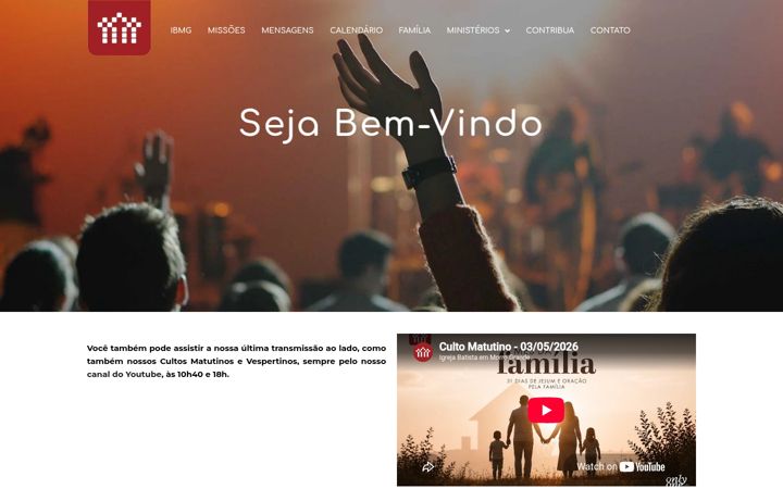 Screenshot of ibmg.com.br