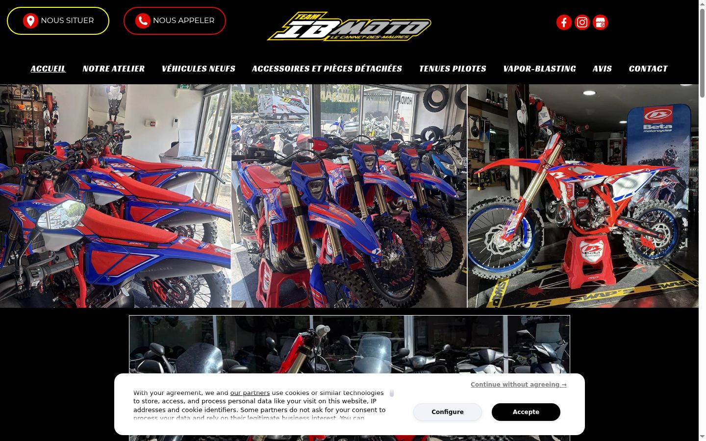 Screenshot tal-banner tal-kunsens muri qabel kwalunkwe interazzjoni