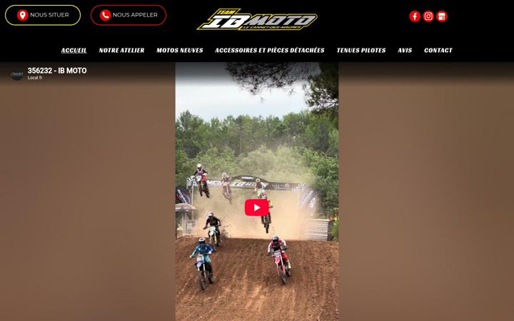 Screenshot of ibmoto.fr