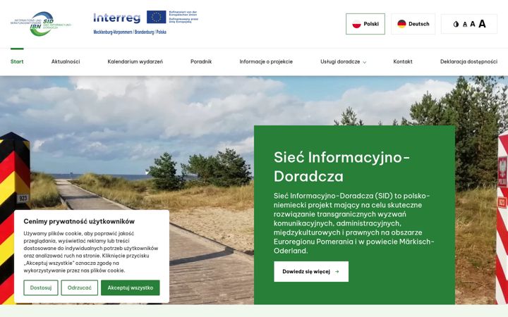 Screenshot of ibn-sid.eu