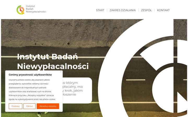 Screenshot of ibn.org.pl