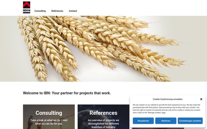 Screenshot of ibnag.com