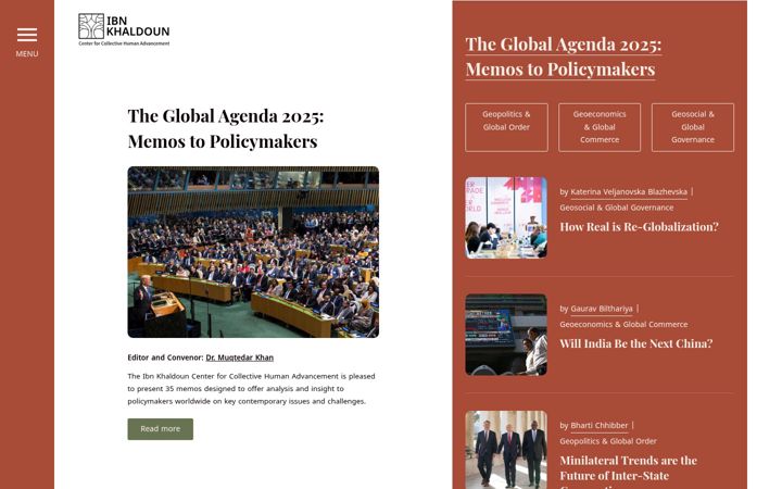 Screenshot of ibnkhaldouncenter.org